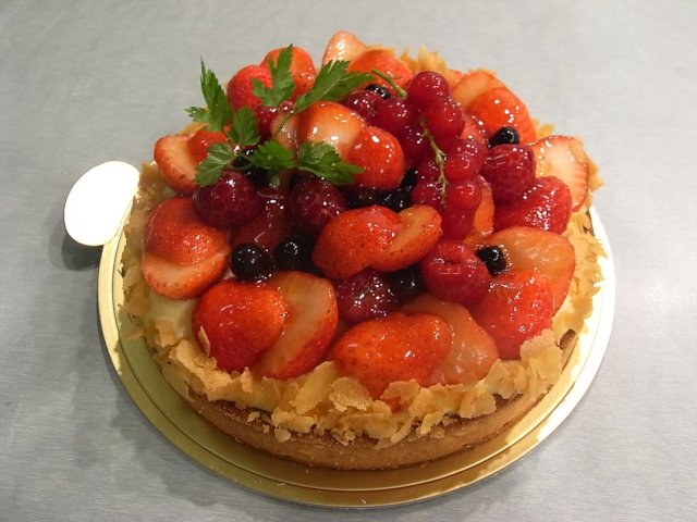 いちご畑のタルト