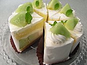 04完熟メロンのショートケーキ