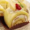 白桃のロールケーキ