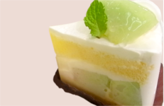 完熟メロンのショートケーキ