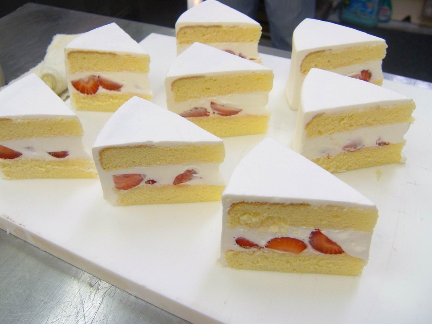 ケーキをきれいに切れました