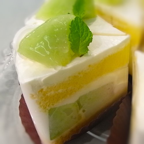完熟メロンのショートケーキ